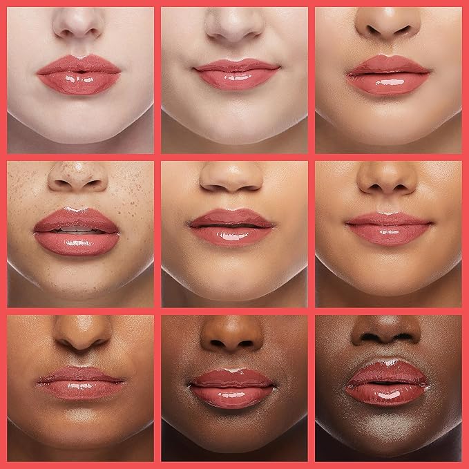 Lawless Forget the Filler Lip Plumping Line Smoothing Gloss - Glazed - Premium Volumizing Lip Gloss with Natural Ingredients Designed to Plump, Firm, and Hydrate Lips 0.11 oz