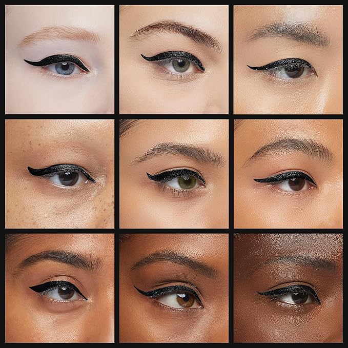 Almay Intense Liquid Eyeliner, Waterproof and Longwearing, Hypoallergenic, Cruelty Free, -Fragrance Free, Ophthalmologist Tested, 223 Black Pearl, 0.08 oz